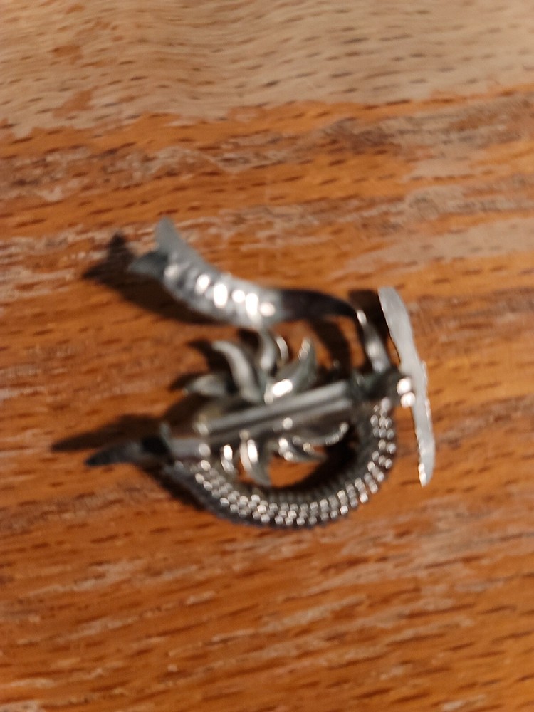 Oberammergau Germany Pin Pickaxe Flower Spring Coil