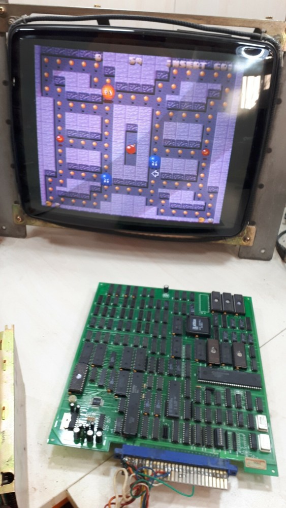 hyper pacman PCB Board JAMMA orıjınal