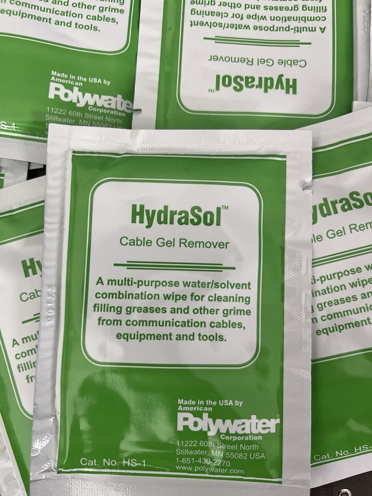 Polywater HydraSol Cable Gel Remover HS-1 - 10X Packets