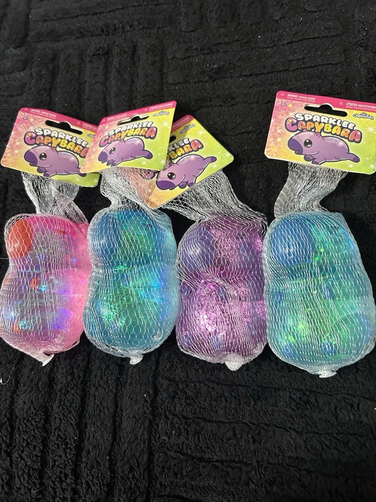 Capybara Squishy Stress Toy 💜💙🩷