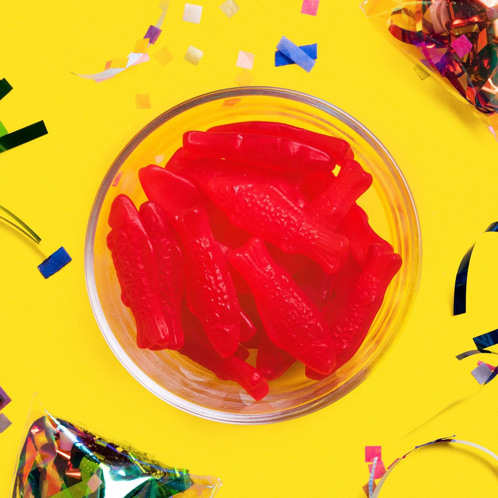SWEDISH FISH Soft & Chewy Candy, Bulk Candy, 5 Lb
