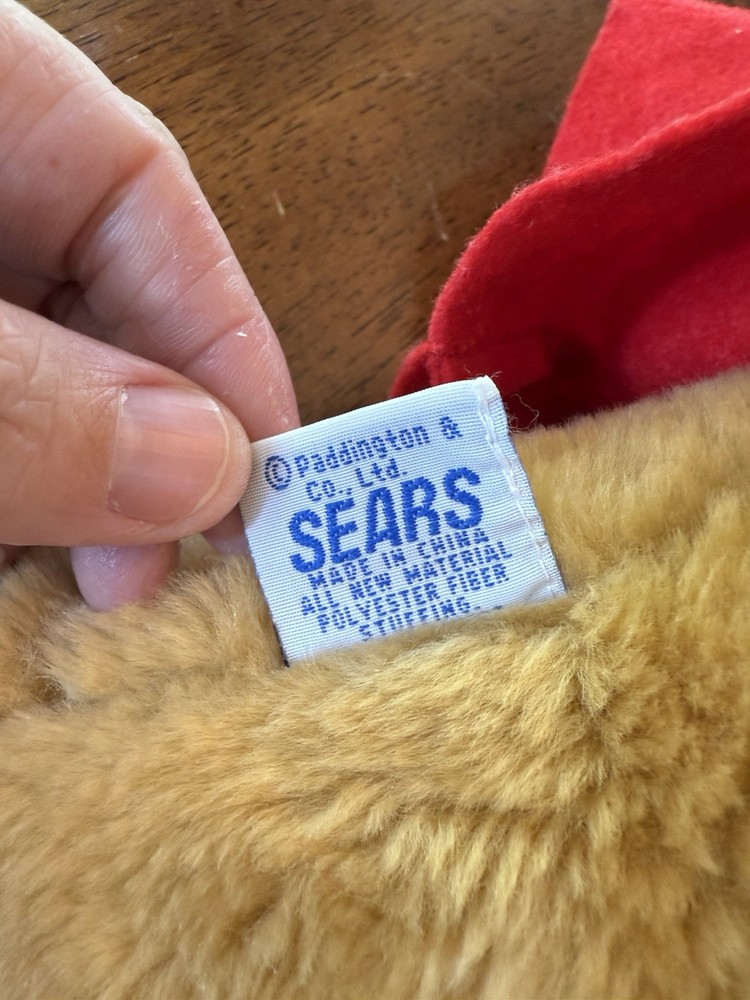Vintage Sears PADDINGTON BEAR - 14"