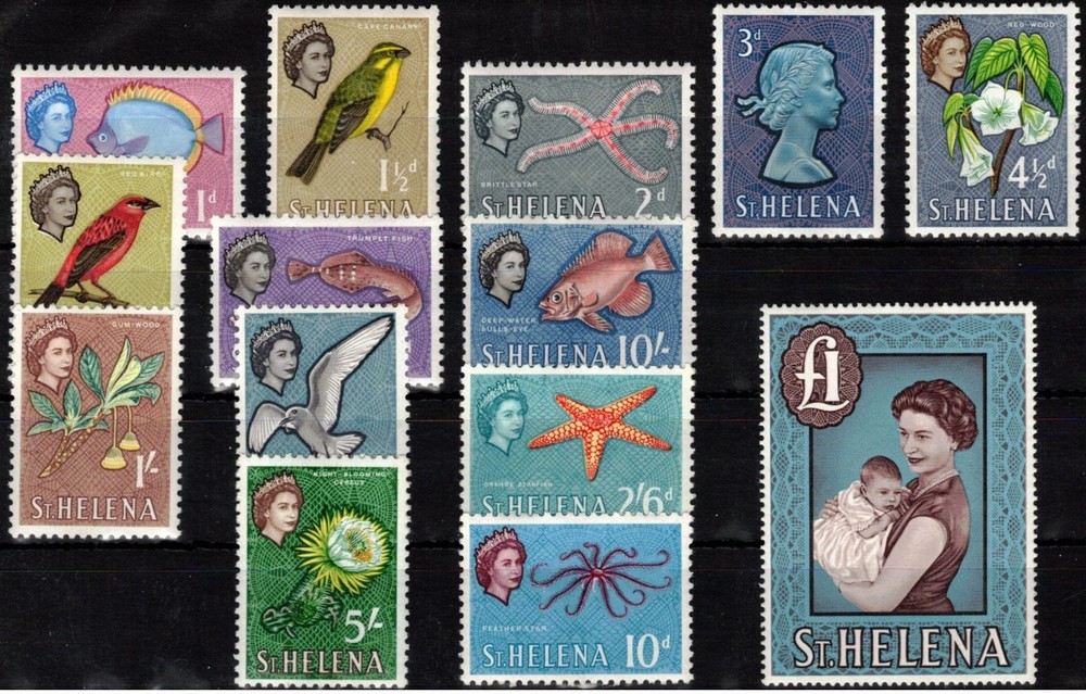 ST.HELENA-1961 – DEFINITIVES SET- VF**
