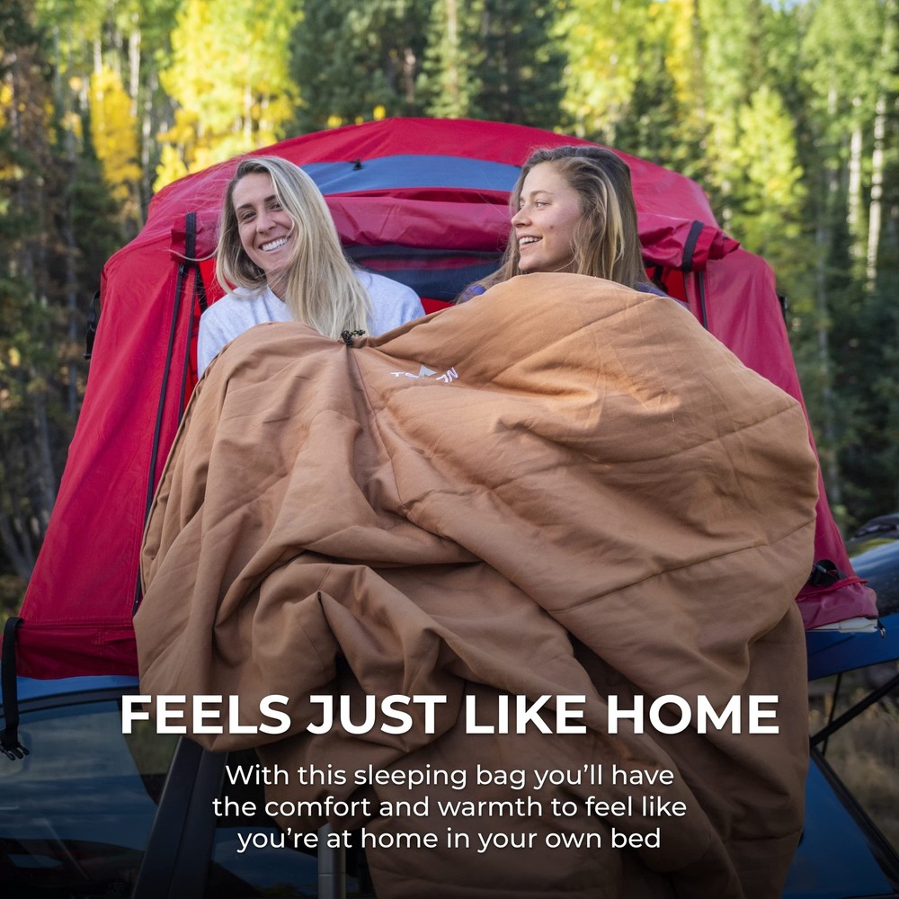 Teton 0F Degree Deer Hunter Sleeping Bag. Warm and Comfortable Camping Sleep...