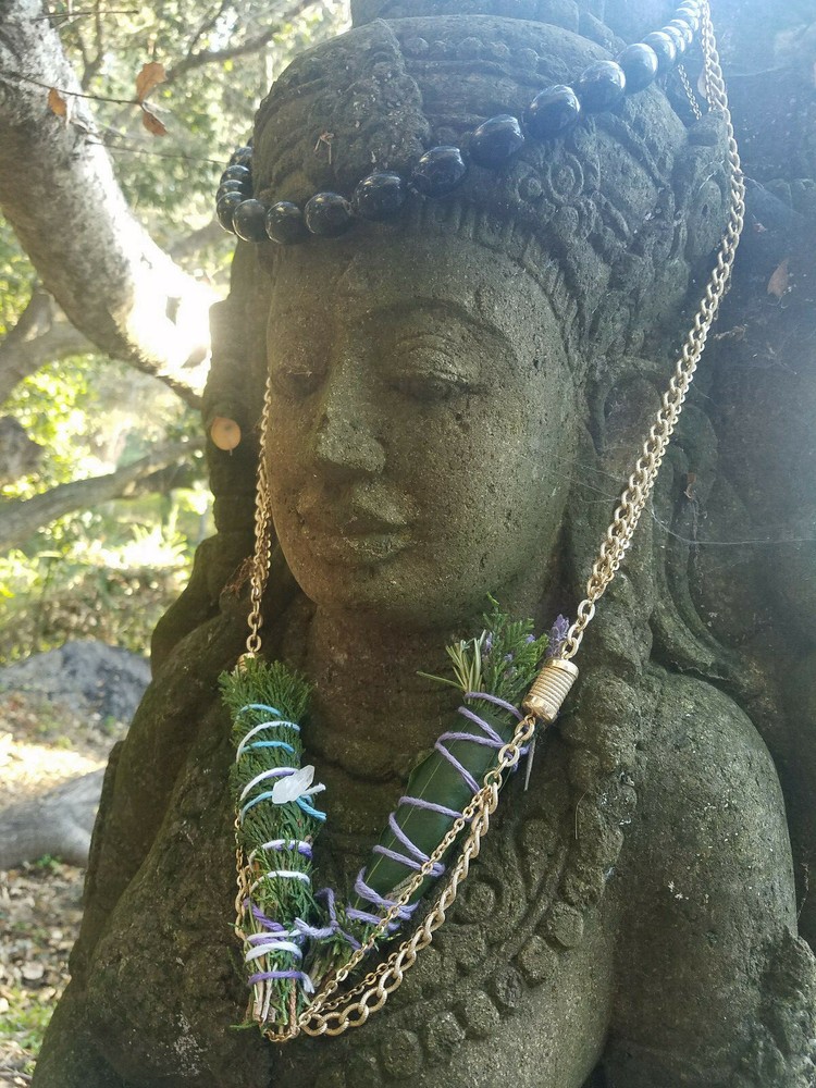 Fresh Juniper Smudge 7", Celtic Saining Bundle, with SELENITE wand, Magic, REIKI