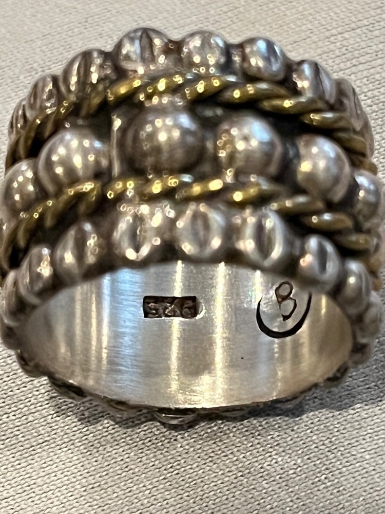 Mexican Sterling Silver ring, Size 7
