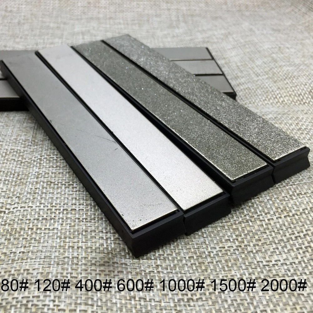 1-11PCS Kitchen Knife Sharpener Sharpening Stone Diamond Grit Professional Syste