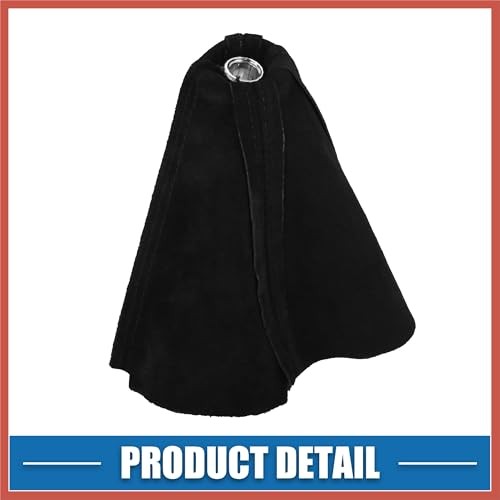 Car Shift Boot Cover Universal Gear Shift Knob Boot Dust Cover Suede Black