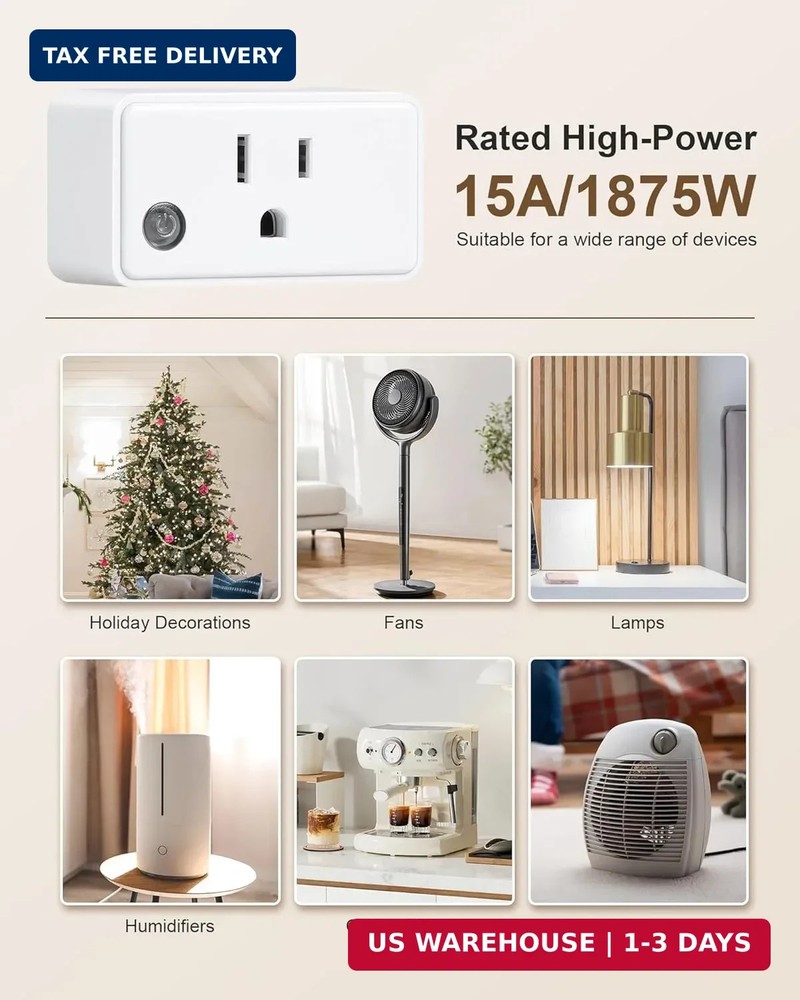 Remote Control Outlet, 200FT Long Range Wireless Light Switch, Mini Electrical O