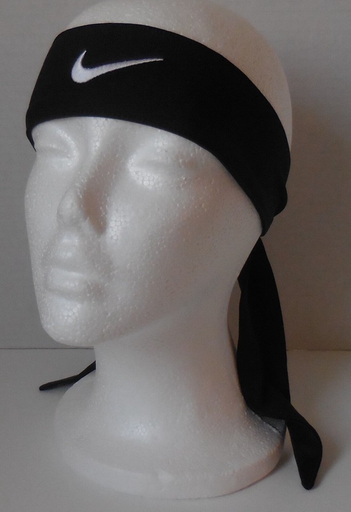 Nike Dri-Fit Head Tie Youth Black/White
