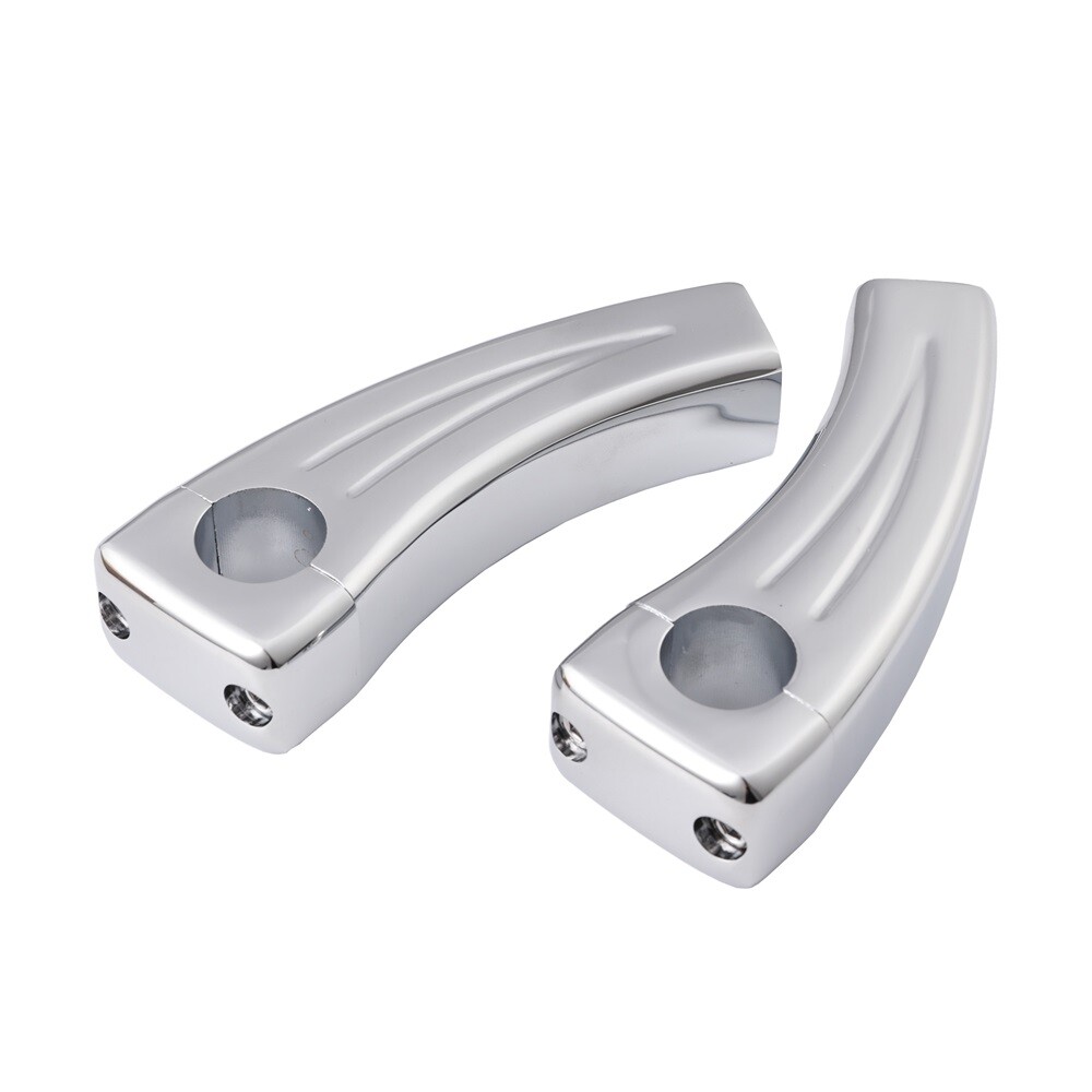 6" Chrome Handlebar Pullback Risers For Universal Motorcycle 1" inch Bar US