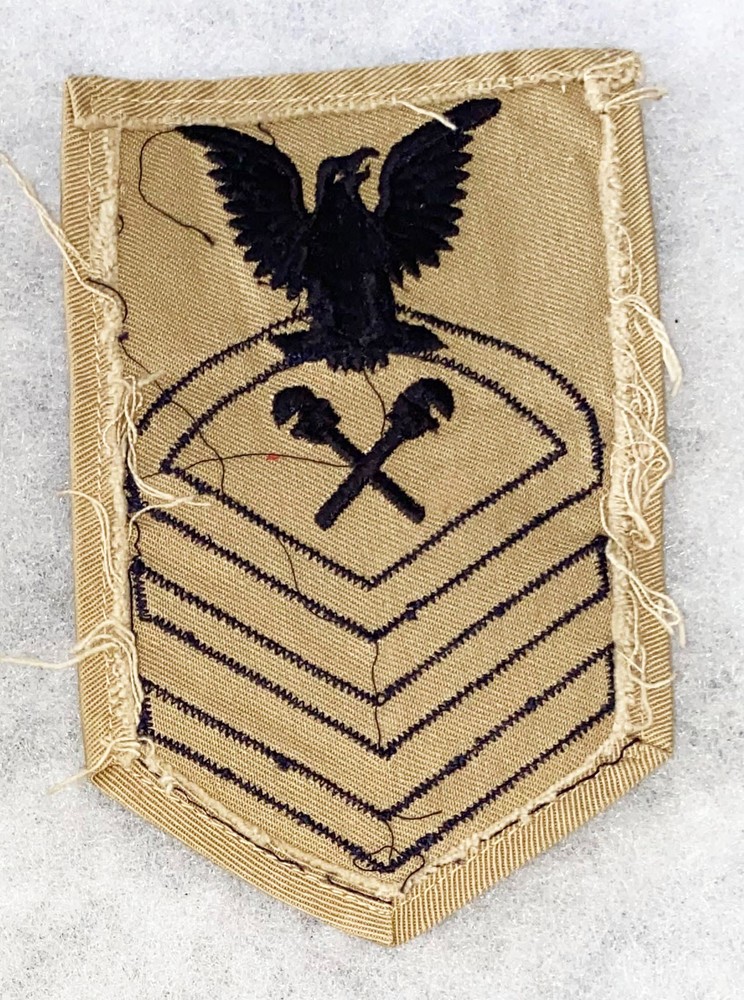 USN Chief Pipe Fitter Mate Rate Patch