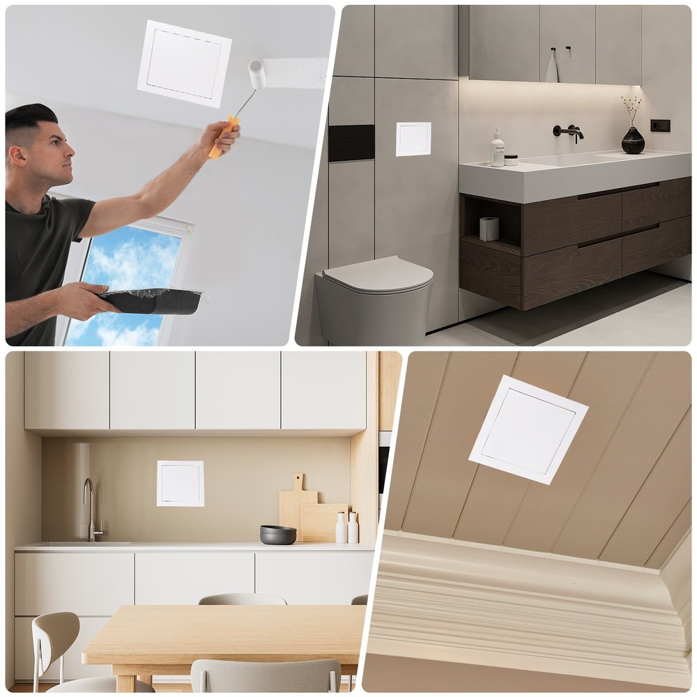 13"x13" Drywall Access Panel Wall Hole Cover Access Doors with Lock, White