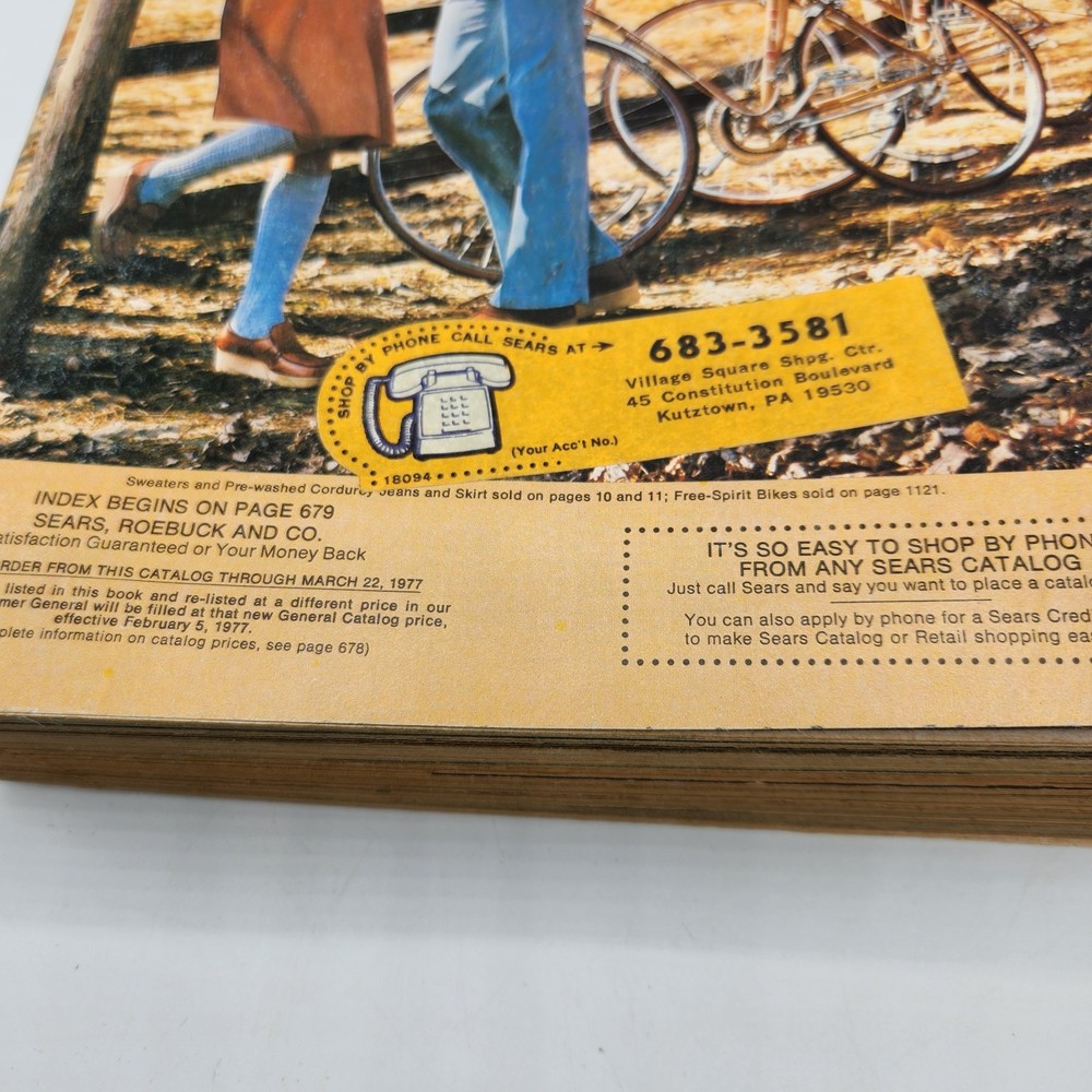 Vintage 1976 Sears Fall & Winter Catalog