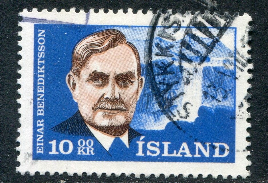 Iceland #377 Einar Benediktsson [Used]