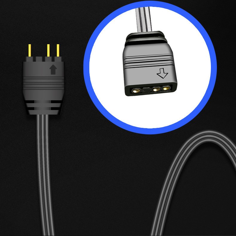 AR-1 RGB Controller Cable 5V 3 Pin to SATA AURA ARGB Mini Control Controller M