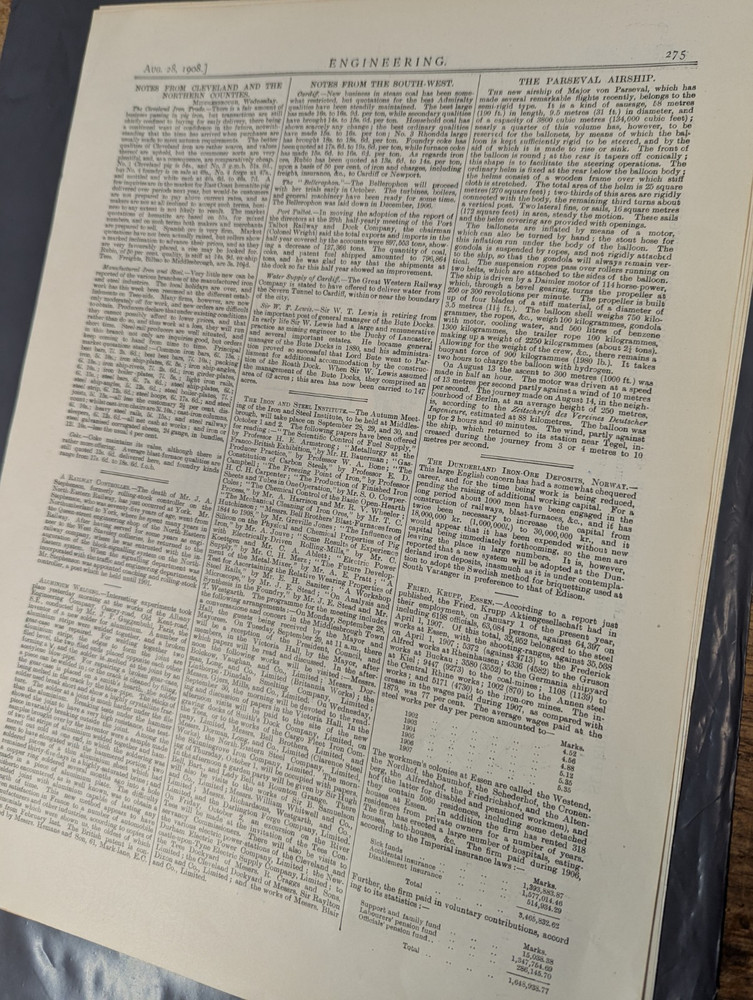 Superheated Steam Compound Condensing Engine : 1908 Engineering Magazine Print