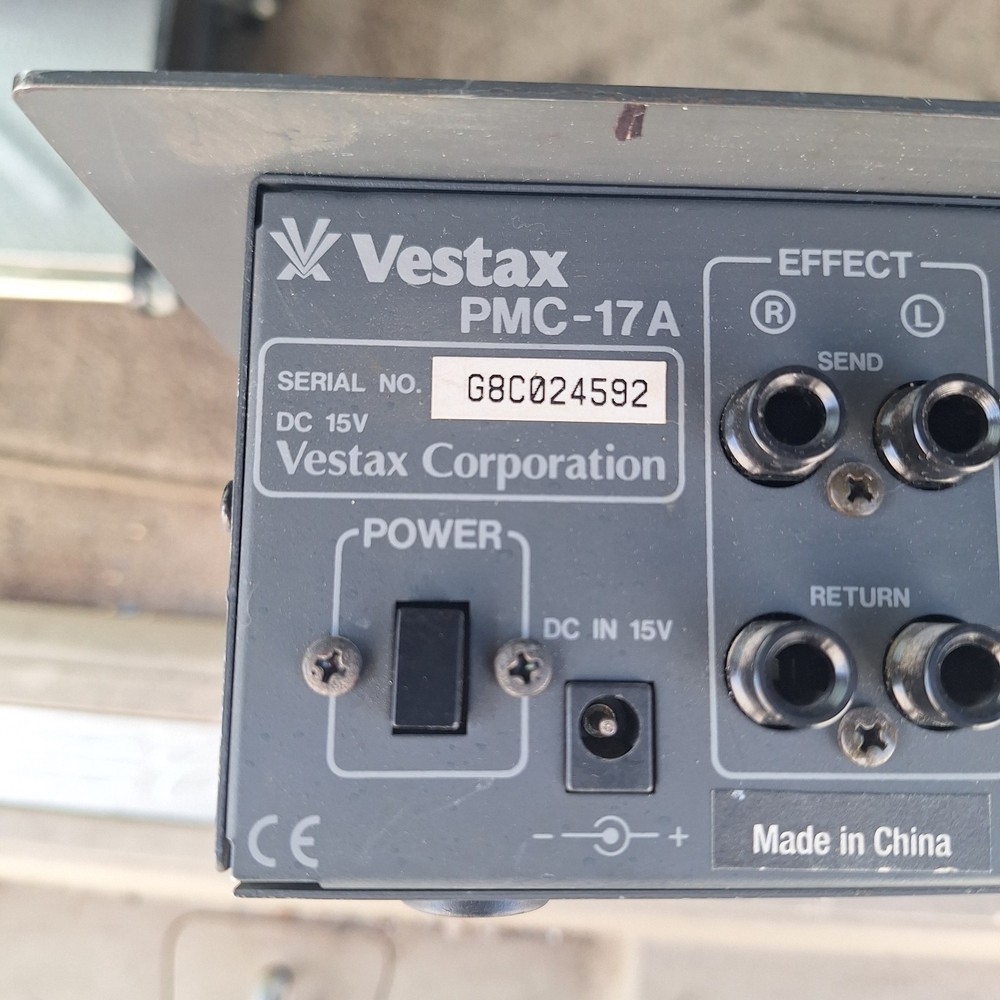 Vestax PMC-17A mixer Read DESCRIPTION