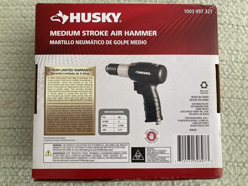 Husky (Home Depot) Medium Stroke Air Hammer