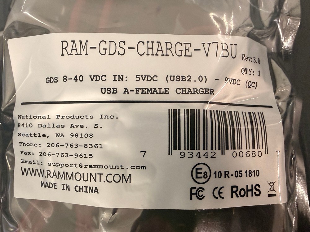 RAM Mounts GDS Bundle Kit w/ Locking Dock for Samsung Galaxy Tab E 8. DASH MOUNT