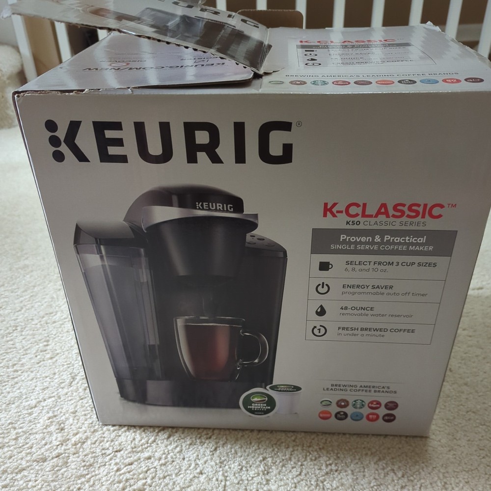 Keurig K50 Single Cup Coffee Maker - Black Open box