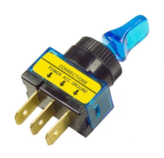 Grote 82-1912 Toggle Switch Blue 20 Amp