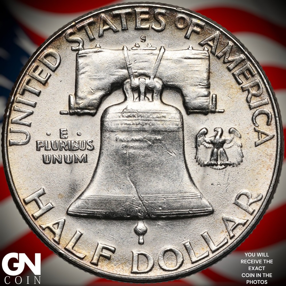 1951 S Franklin Half Dollar B1438