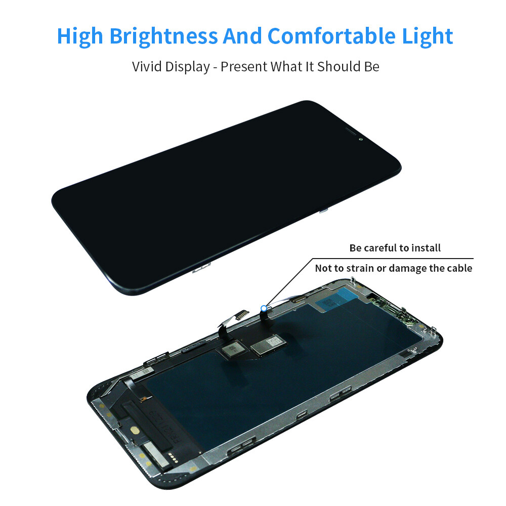 For iPhone XS LCD Screen Replacement Display Digitizer Assembly 3D Touch Screen