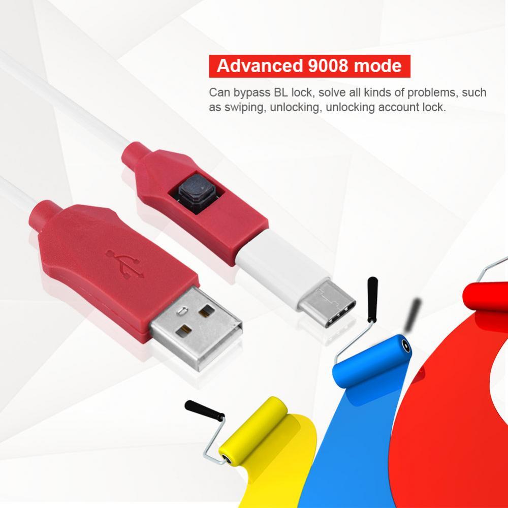 EDL 2-in-1 Cable 9008 Mode Deep Flash Mode USB C Micro Unlock Flash