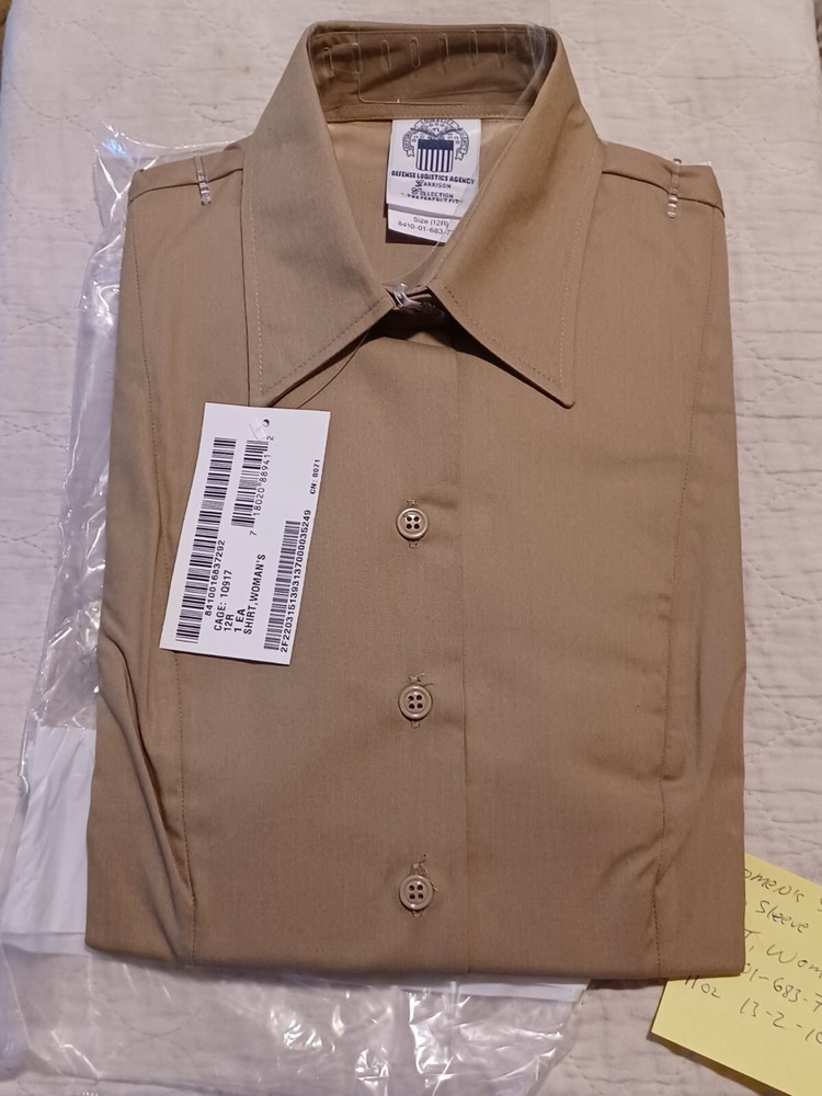 USMC Woman's Dress Shirt 12R New