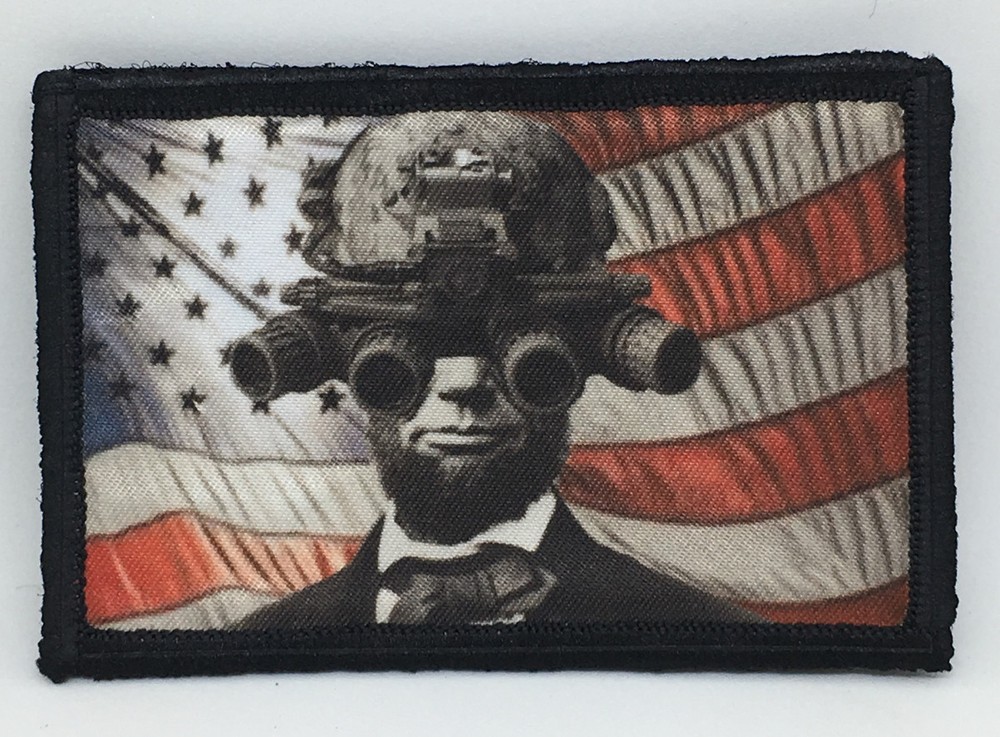 Approved by The Comics Code Morale Patch Tactical ARMY Military USA Flag Hook