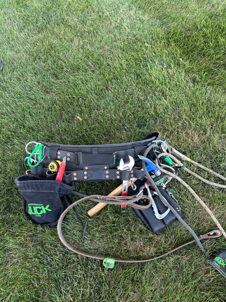 Buckingham lineman pole climbing gear and hand tools