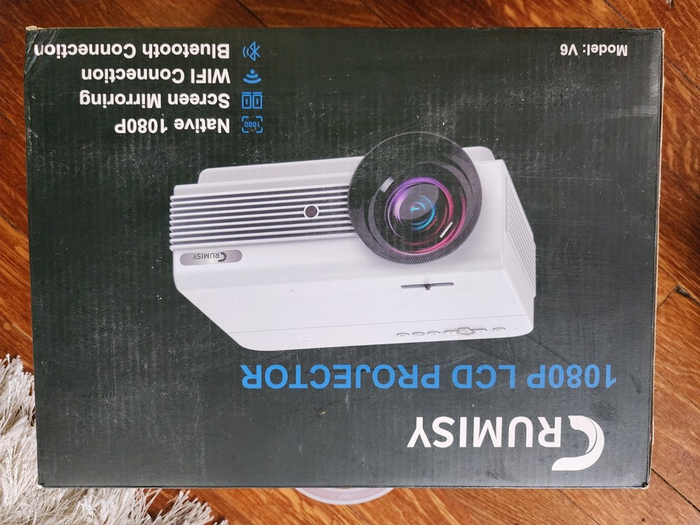 crumisy 1080P LCD projector