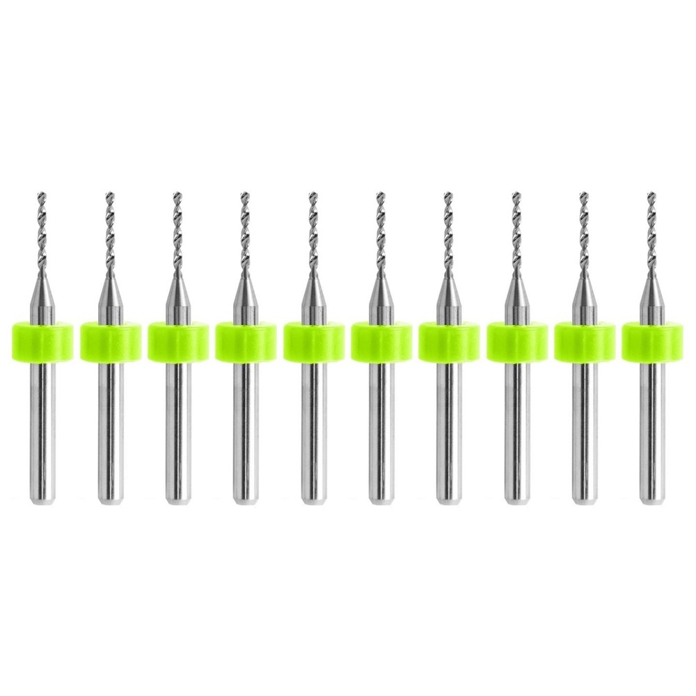 0.040" (#60) Solid Carbide Drill Bit – 10 Pack – CNC – Factory Resharpened