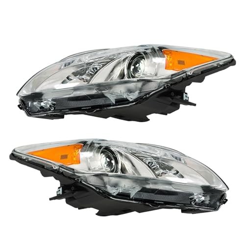 1 Pair Headlight Left and Right Side Assembly Replacement for Prius 2012-2015