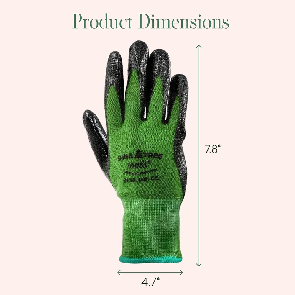 Bamboo Gardening Gloves Touchscreen Friendly