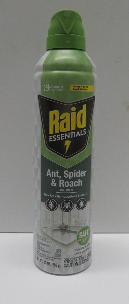 Raid Essentials Ant, Spider & Roach Killer 10 oz.