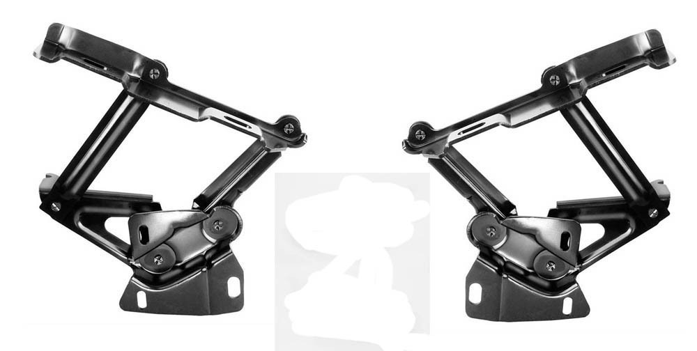 NEW 1967-1970 Mustang Cougar Hood Hinges PAIR both left and right side