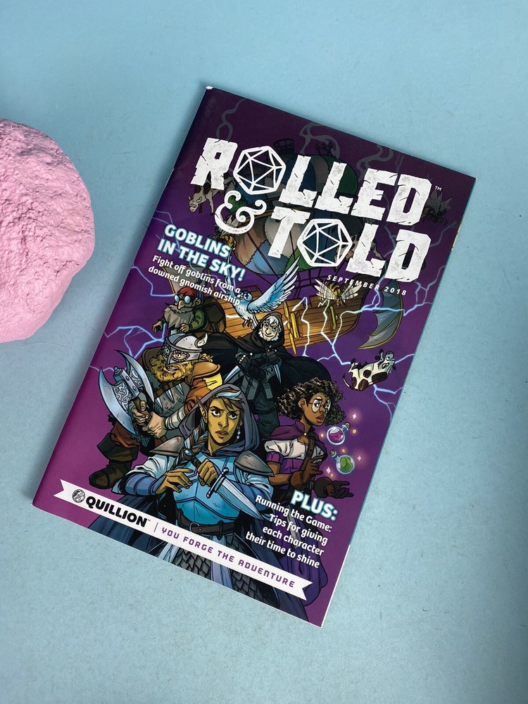 Rolled & Told #1 September 2018 Issue Goblins in the Sky!