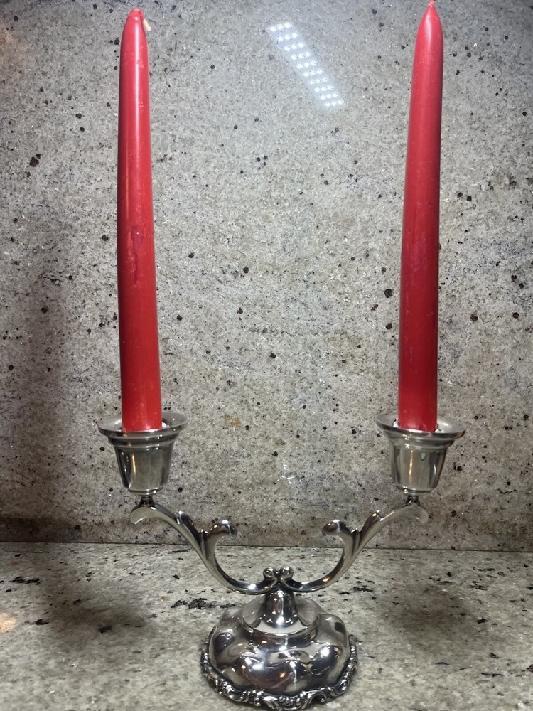 Silver Candle Holder