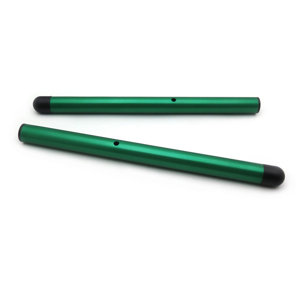 2pcs Handlebars Clip-on 7/8" Fork Tube 22mm Handle Bars Replacement Green