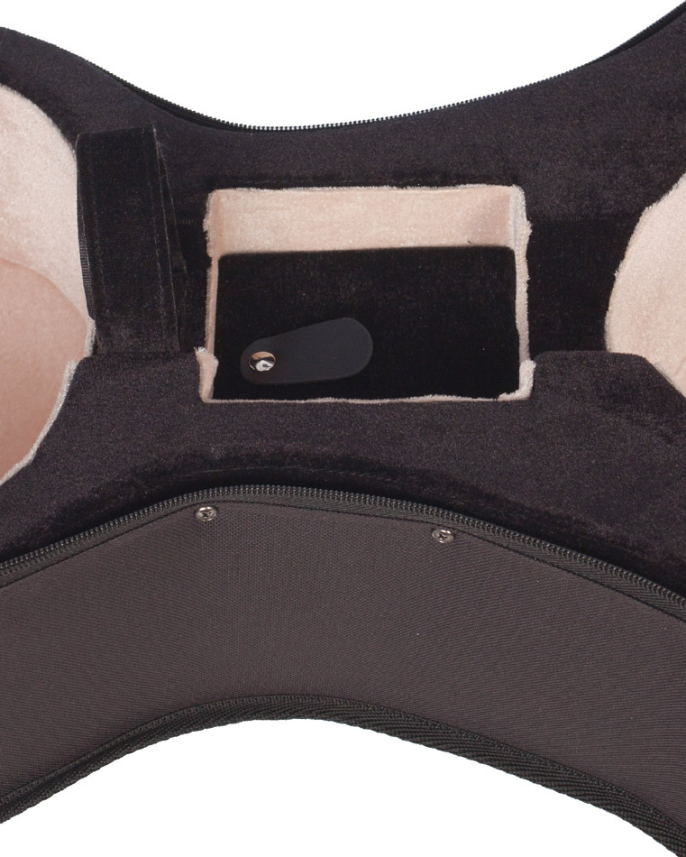 Foam Cello Case Classic 1/2 M-case Black - Beige