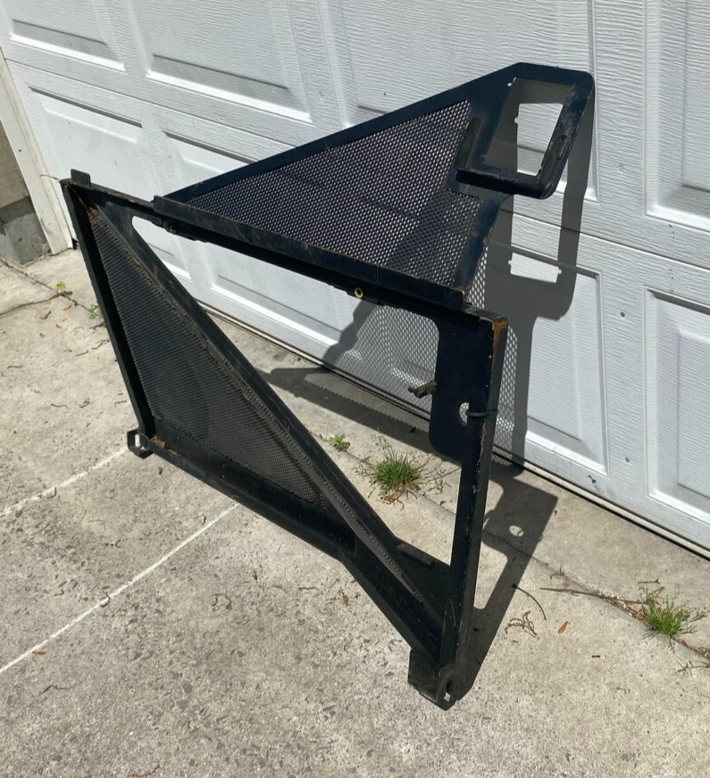 Left hand engine side shield for 630B Tigercat log skidder