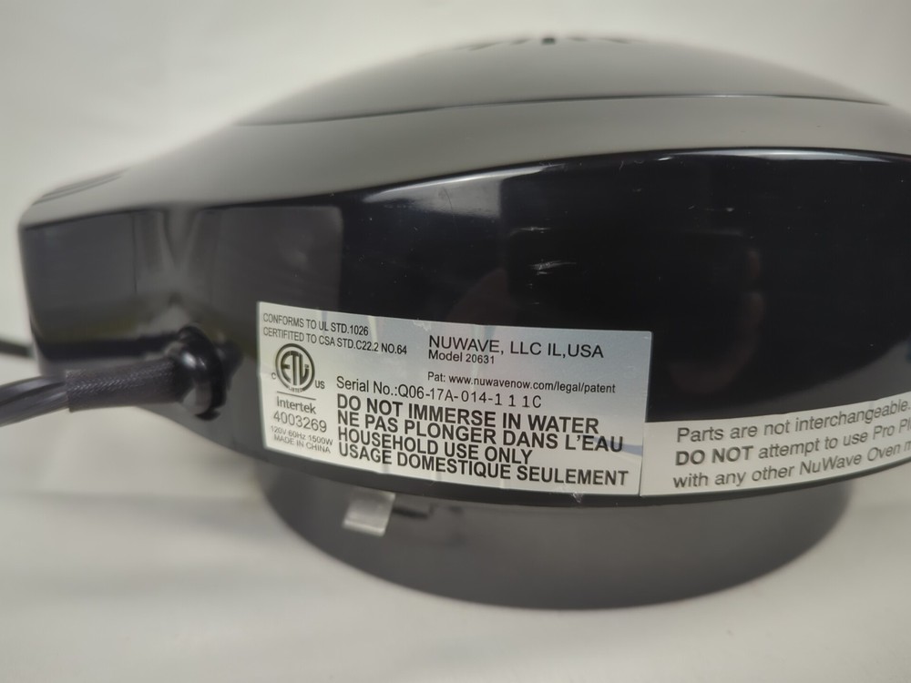 NuWave Pro Plus Infrared Oven Replacement **Power Head Motor Only** 20603