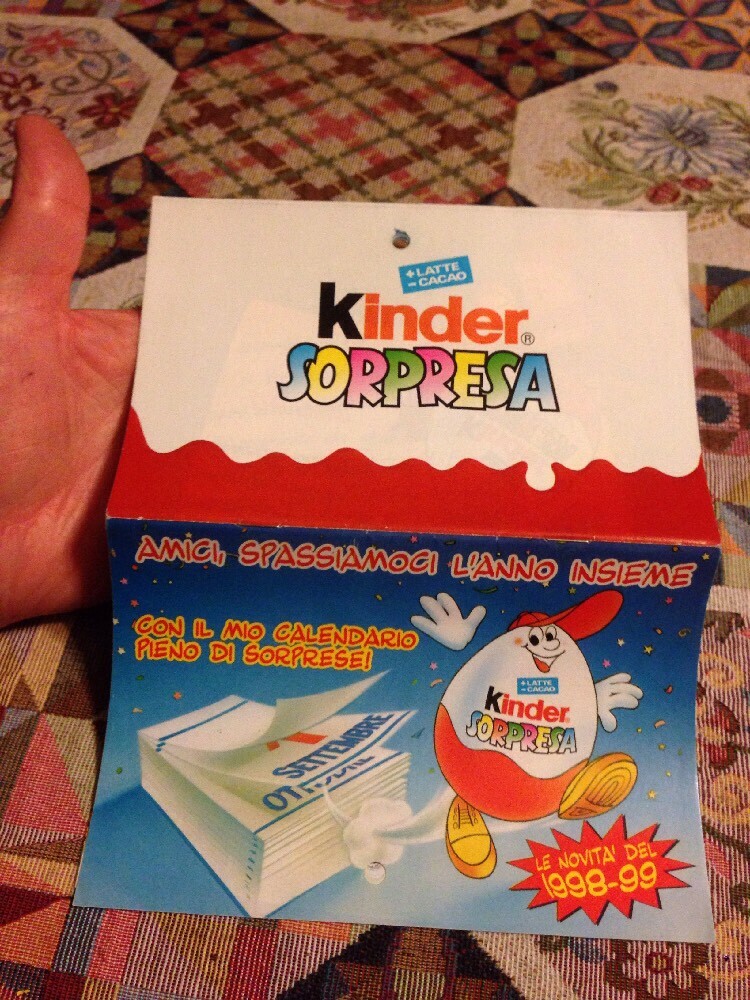 Kinder Surprises Catalog 1998/99