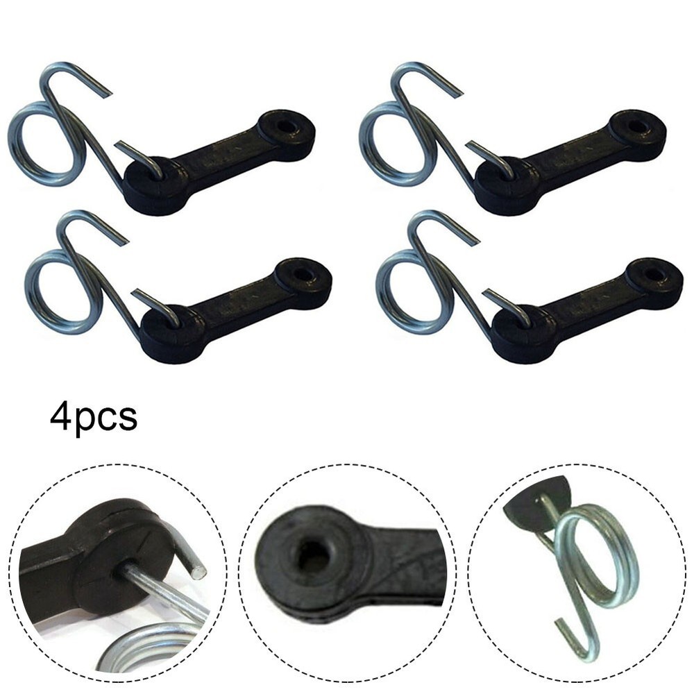 Hassle Installation and Secure Connection 4 Rubber Bungee Straps Included