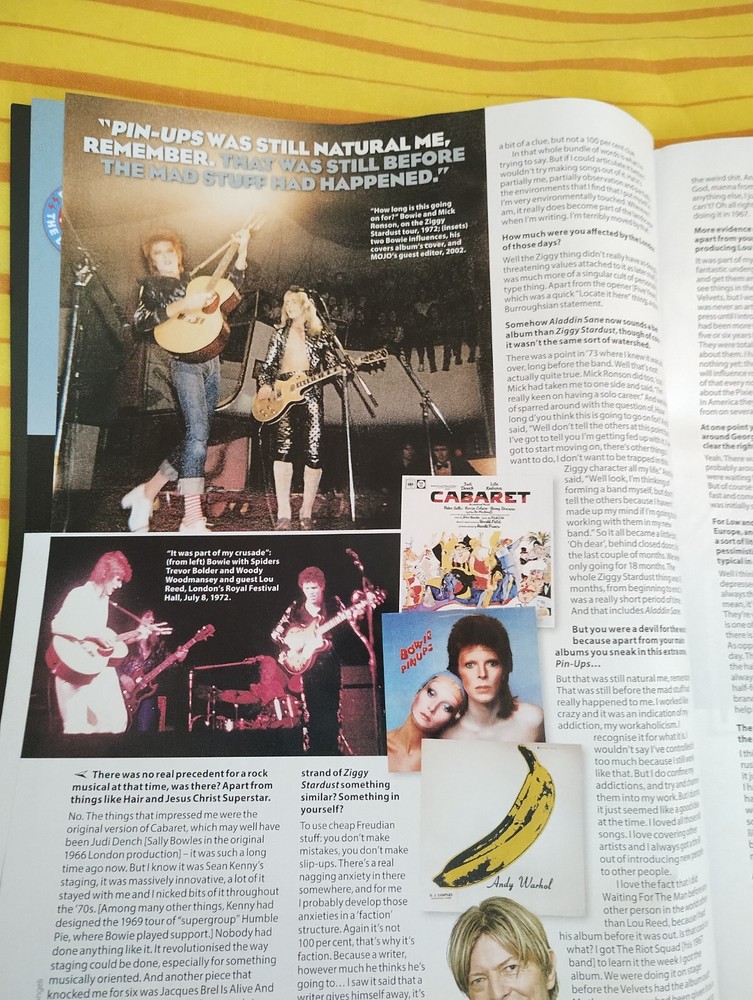 Four David Bowie sought after old magazine articles