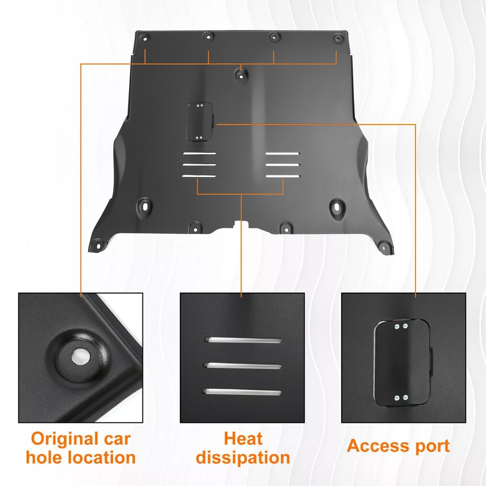 Front Skid Plate Under Engine Guard Cover For Tesla Model 3 & Y 2017 2018-2024
