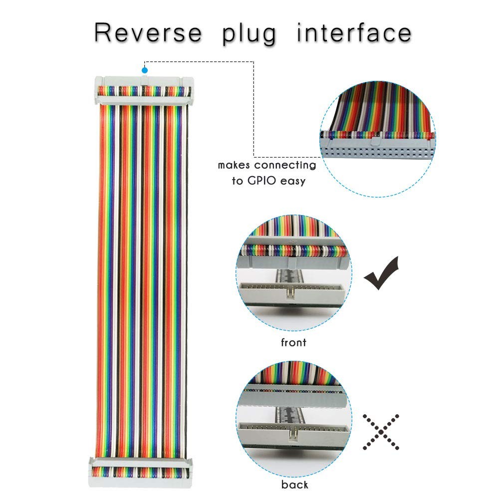 T-Type GPIO Expansion Board for Raspberry Pi with Breadboard Jumper Cables