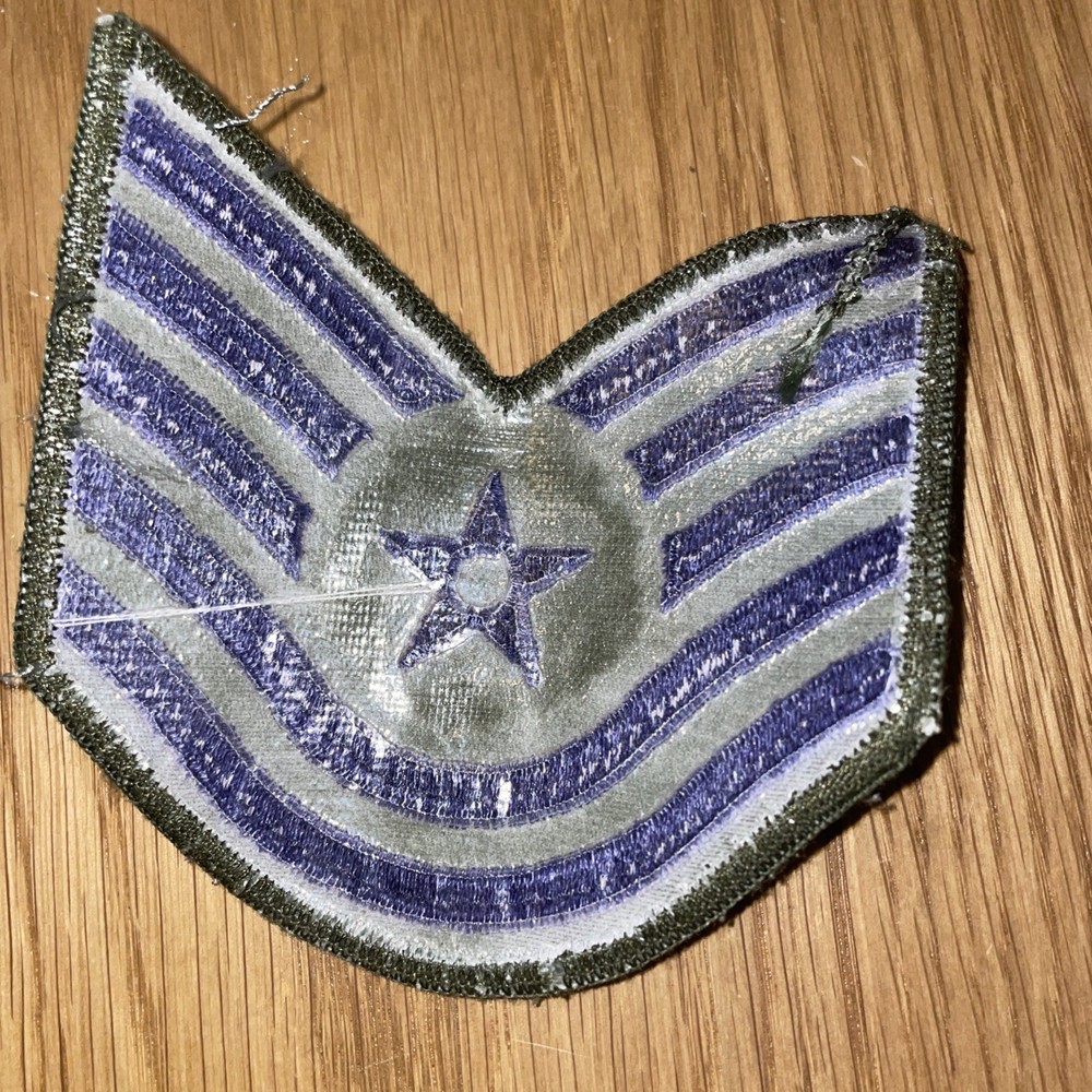 US Air Force Technical Sergeant Enlisted Rank Patch USAF